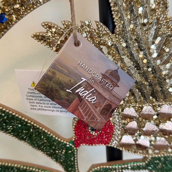 Handcrafted Hummingbird Wind Chime – Glass Beaded Boho Decor - Picture 8 of 10